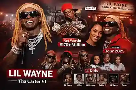 Lil Wayne: Age, Net Worth, Tour 2025, Kids, Songs, Tha Carter VI (Full Guide) 9 lil wayne