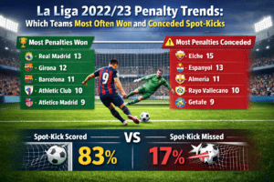 La Liga 2022/23 Penalty Trends: Which Teams Most Often Won and Conceded Spot-Kicks