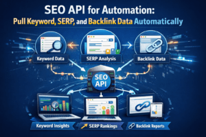 SEO API for Automation: Pull Keyword, SERP, and Backlink Data Automatically