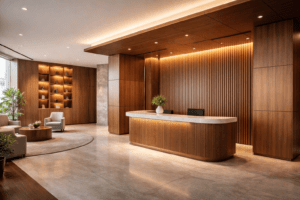 Role of Custom Woodwork in Modern Commercial Interiors