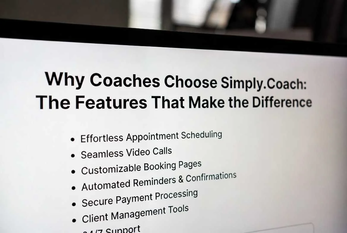 Why Coaches Choose Simply.Coach