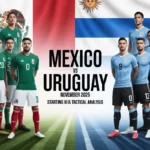Mexico vs Uruguay Lineups