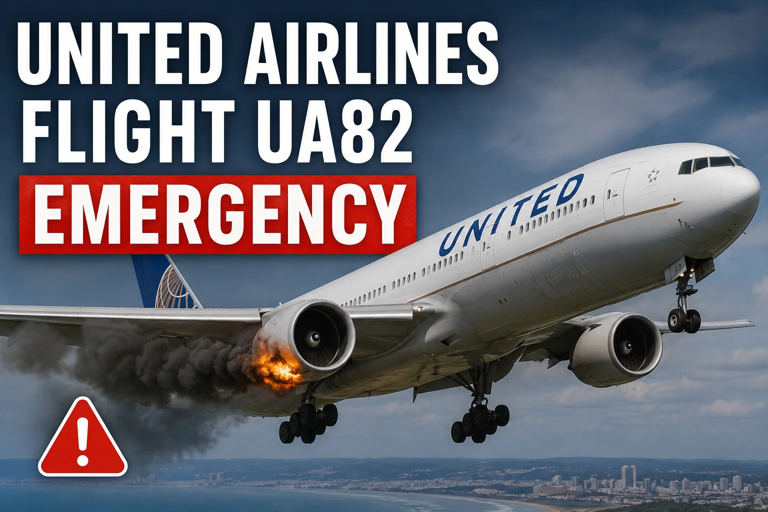 United Airlines Flight UA82 Emergency