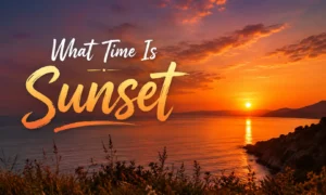 What Time Is Sunset Today? Everything You Need to Know