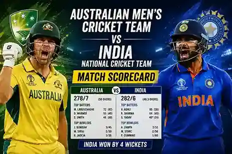 India vs Australia Men’s Match Scorecard: Complete Guide 1 India vs Australia