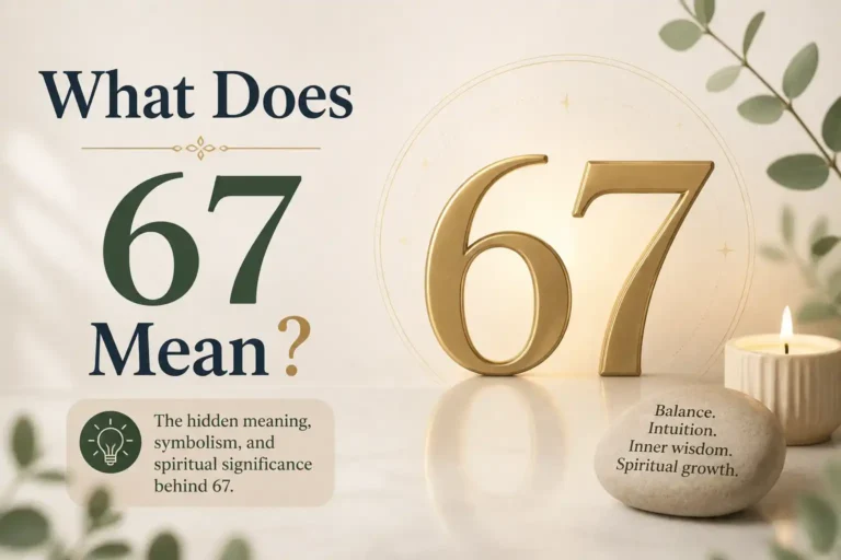What Does 67 Mean