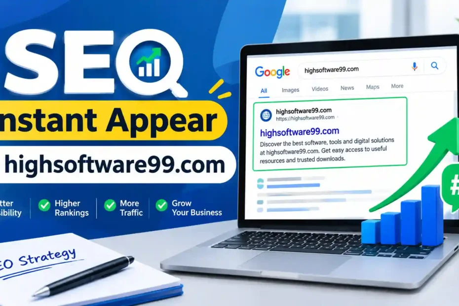 Why Your Brand-New Web Pages Stay Invisible on Google (and How the HighSoftware99.com Approach Fixes That) 1 SEO Instant Appear Highsoftware99.com featuring search engine optimization, website visibility, Google rankings, and organic traffic growth.