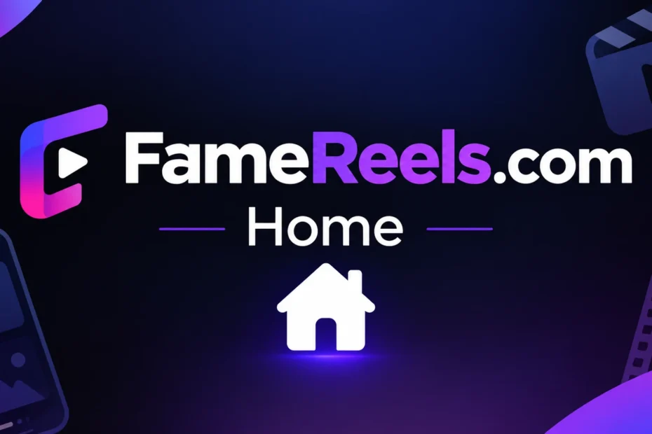 FameReels.com Home – Modern Video and Entertainment Platform