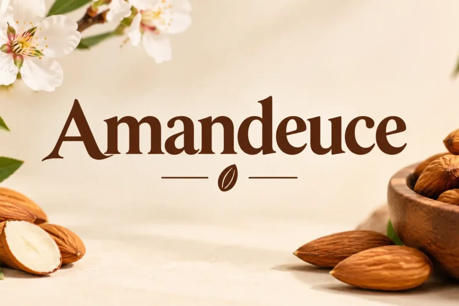 Amandeuce (Almond Mushroom): Benefits, Uses, and What the Science Actually Says 9 Amandeuce almond-themed design with almonds, green leaves, and white blossoms