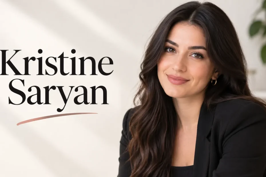 Kristine Saryan portrait for biography and personal life article